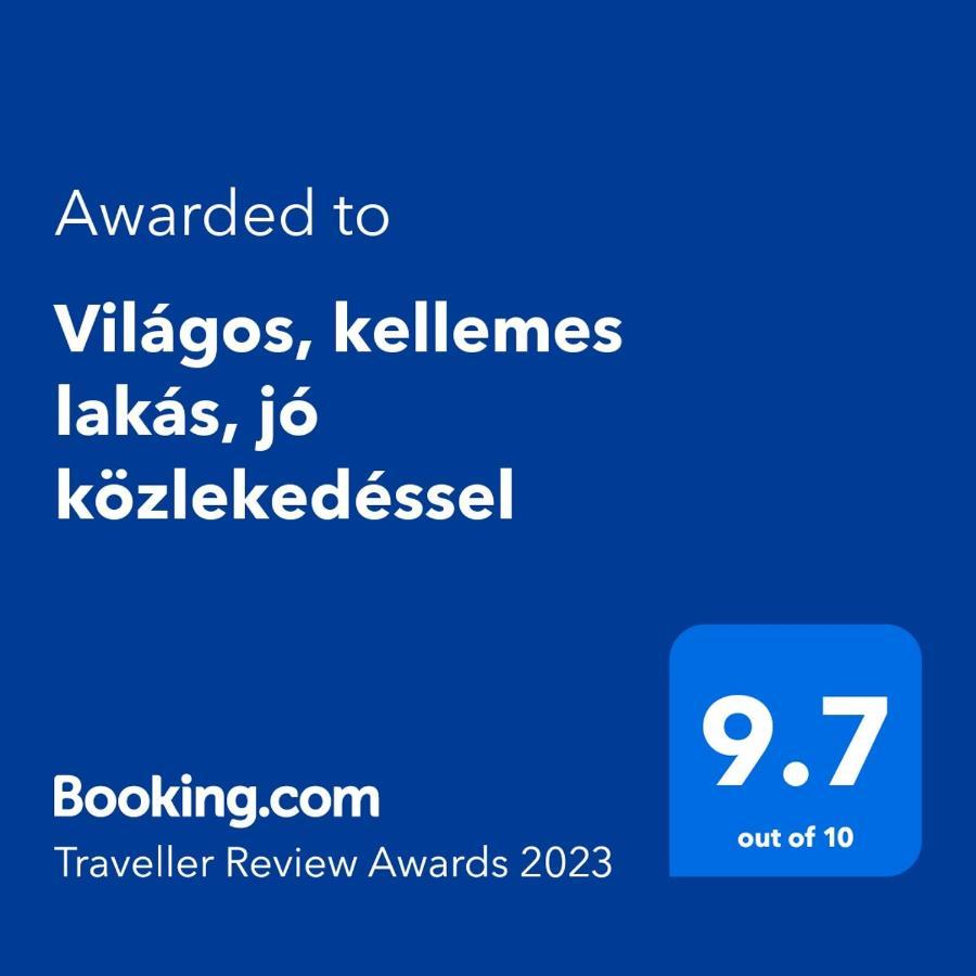 בודפשט Vilagos, Kellemes Lakas, Jo Koezlekedessel מראה חיצוני תמונה